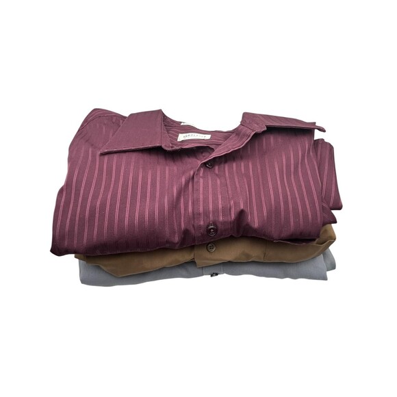 Van Heusen Other - Van Heusen Lot 3 Men’s Dress Shirts Neck 16 16.5 Wrinkle Free Fitted Pincord